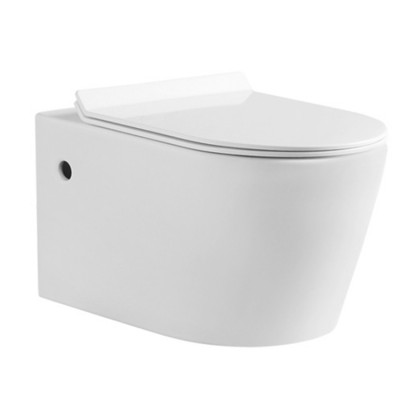 Low price hygienic white color wall mounted toilet seat bucket cover